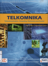 TELKOMNIKA, Telecommunication, Computing, Electronics and Control Vol. 13 No. 4 December 2015