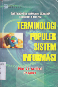 Image of Terminologi Populer Sistem Informasi