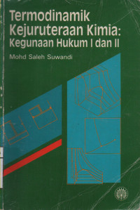 Image of Termodinamic Kejuruteraan Kimia Menggunakan Hukum I Dan II