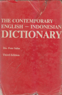 The Contemporary English - Indonesian Dictionary