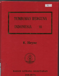 Tumbuhan Berguna Indonesia III