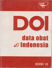 DOI Data Obat di Indonesia Edisi 10