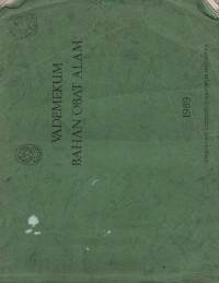 Vademekum Bahan Obat Alam
