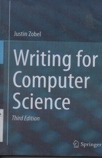 Writing for Computer Science , Third Edition