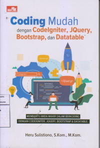 CODING Mudah  dengan Codelgniter,JQuery,Bootstrap, dan Datatable