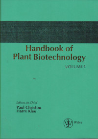 Handbook Of Plant Biotechnology volume 1