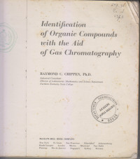 Identification of organic Compounds with the Aid Of Gas Chromatography