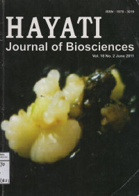 Image of Hayati Journal  Of Biosiences Vol.18 No.2 June 2011