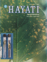 Image of Hayati Journal Biosains Vol.4 No.1 April 1997