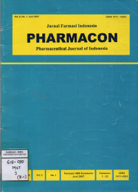 Image of Jurnal Farmasi Indonesia Pharmacon