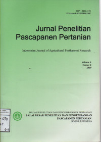 Image of Jurnal Penelitian Pascapanen Pertanian