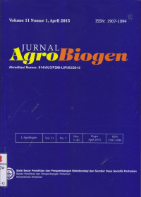 Jurnal AgroBiogen Vol.11 No.1 April 2015