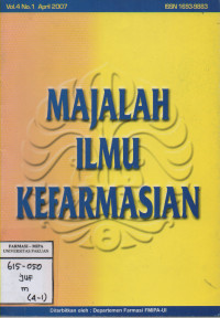 Majalah Ilmu Kefarmasian vol.4 no.1 April 2007