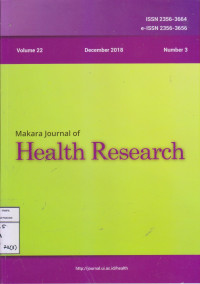 Makara Journal of Science vol.22 June 2018 number 2