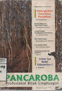 Pancaroba Profesional Bijak Lingkungan