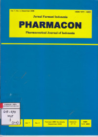 Jurnal ilmiah Farmasi PHARMACON Vol.7 No.2 Desember 2006