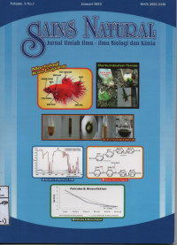 Image of Sains Natural Jurnal Ilmiah Ilmu - Ilmu Biologi dan Kimia vol 3 no 1 januari 2013