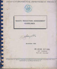 Waste Reduction Assessment Guide Lines